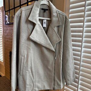 Banana Republic NWT Herringbone Moto Coat